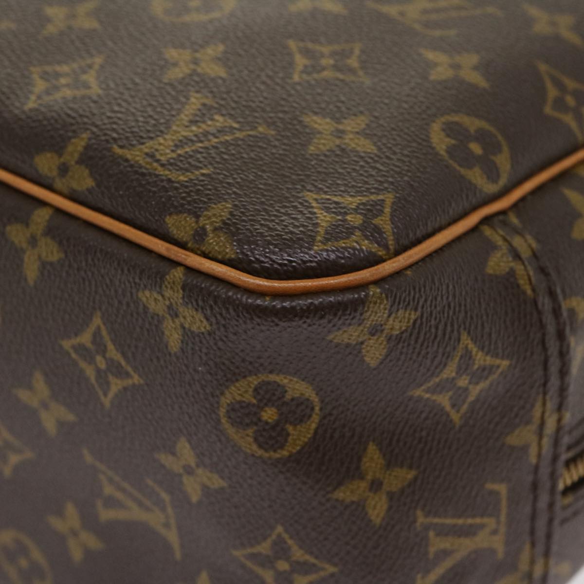 LOUIS VUITTON Monogram Deauville Hand Bag M47270 LV Auth ep213