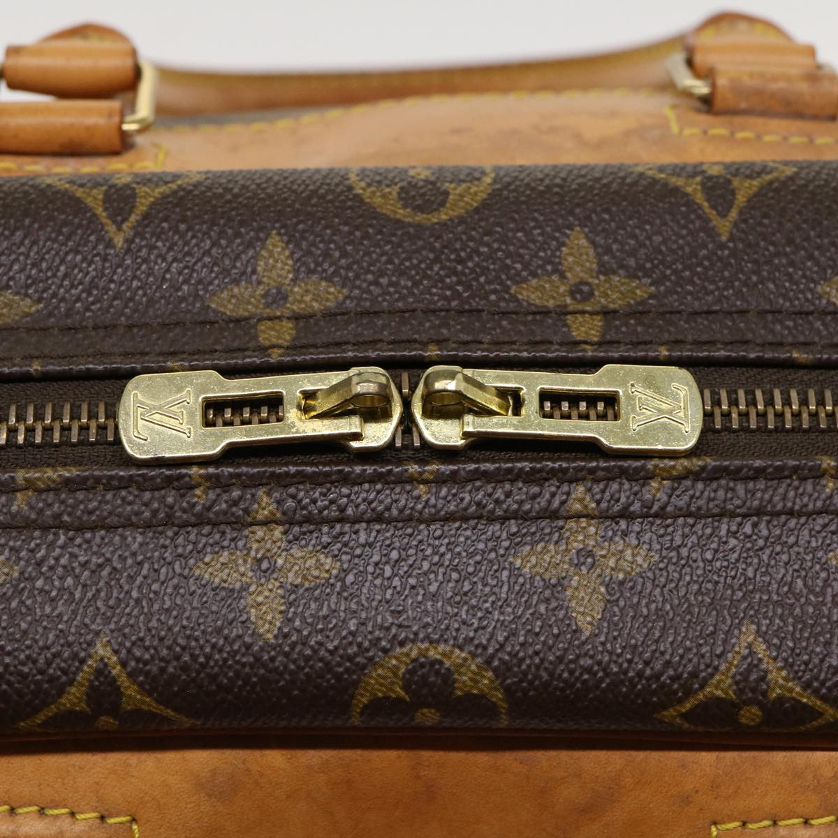 LOUIS VUITTON Monogram Deauville Hand Bag M47270 LV Auth ep213