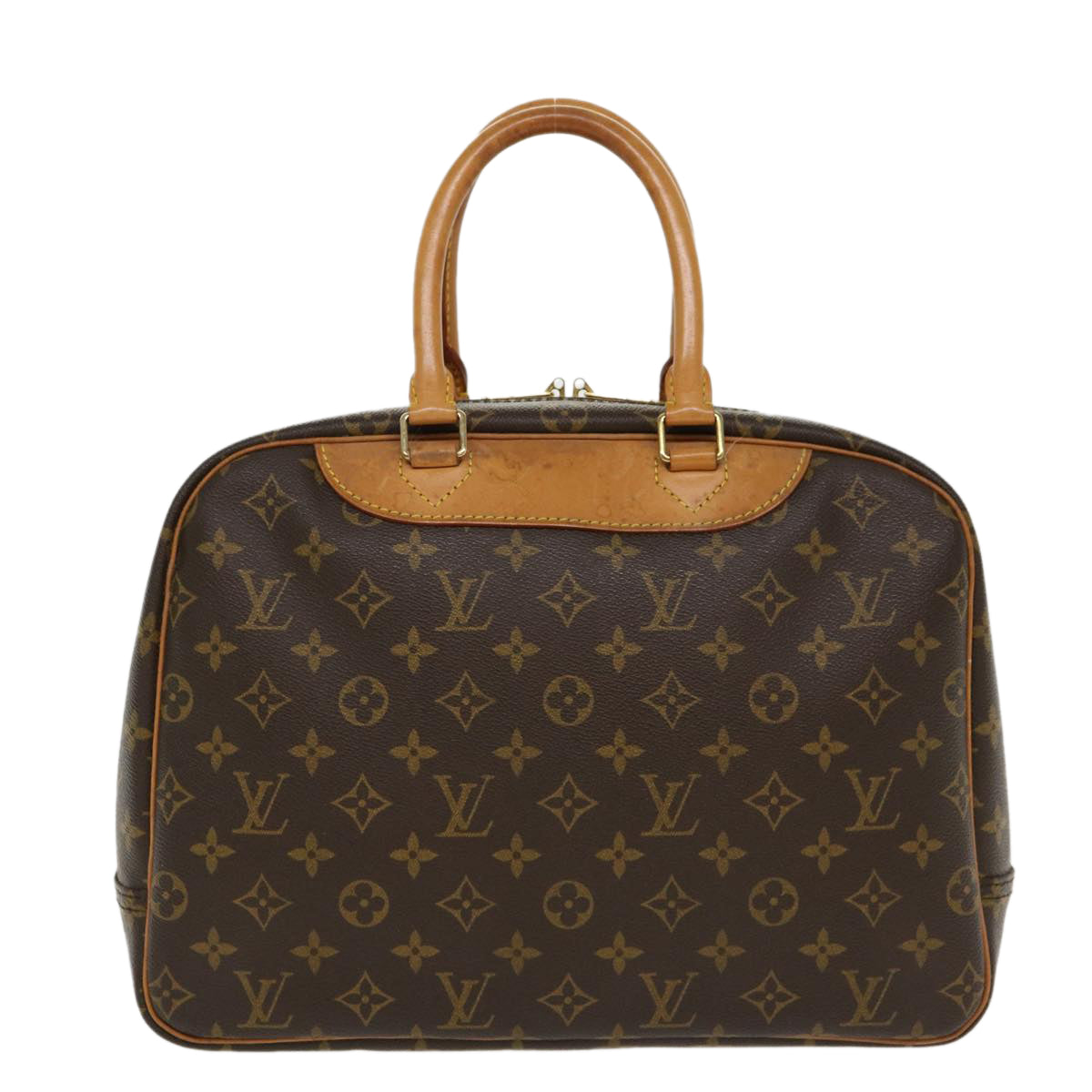 LOUIS VUITTON Monogram Deauville Hand Bag M47270 LV Auth ep213