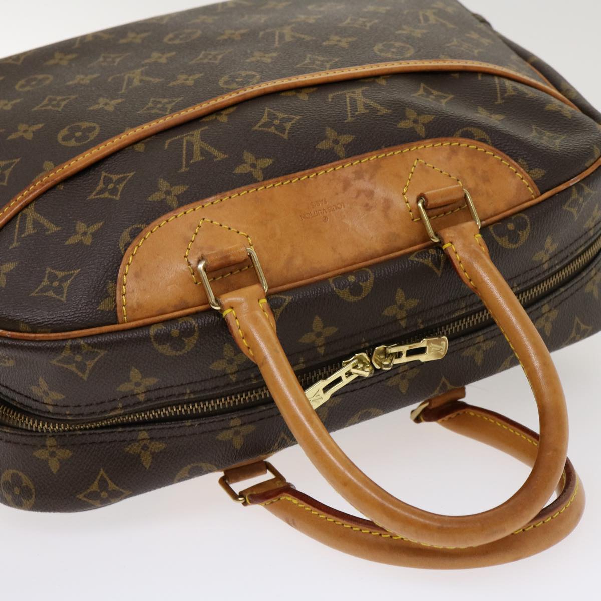 LOUIS VUITTON Monogram Deauville Hand Bag M47270 LV Auth ep213