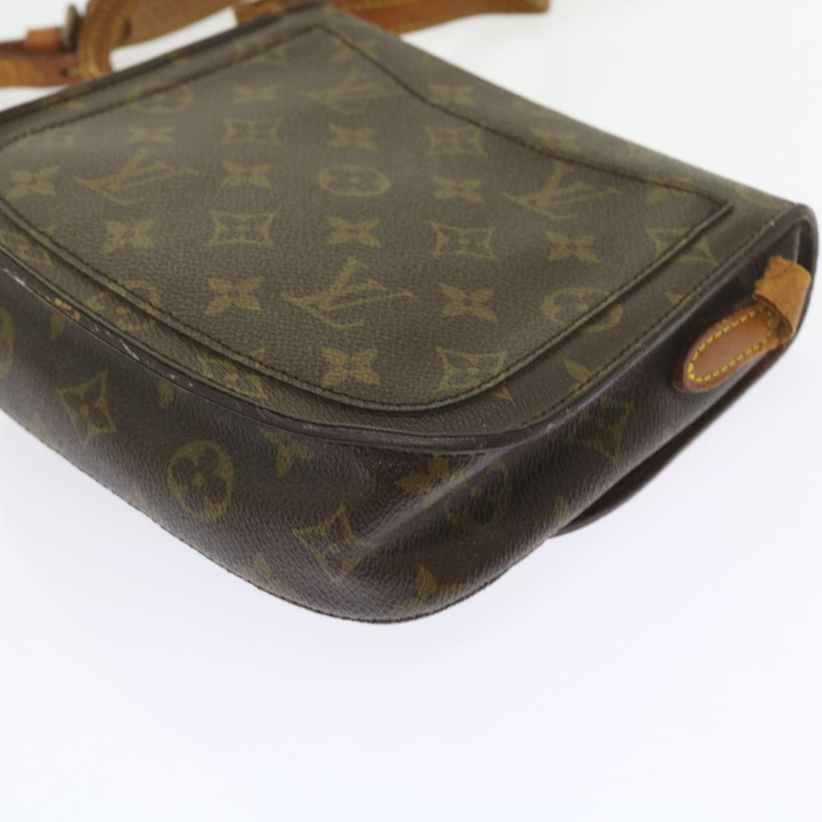 LOUIS VUITTON Monogram Saint Cloud MM Shoulder Bag M51243 LV Auth ep2158