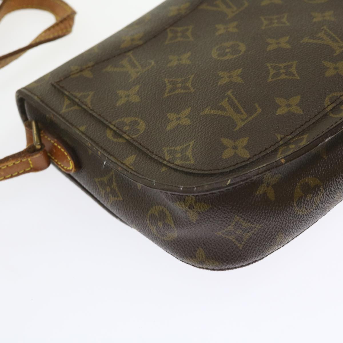 LOUIS VUITTON Monogram Saint Cloud MM Shoulder Bag M51243 LV Auth ep2158