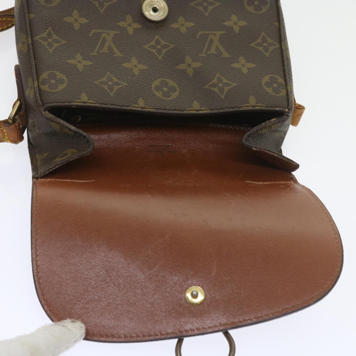 LOUIS VUITTON Monogram Saint Cloud MM Shoulder Bag M51243 LV Auth ep2158