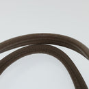 Burberrys Nova Check Boston Bag Nylon Canvas Brown Auth ep2180-8