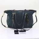 PRADA Shoulder Bag Nylon Navy Auth ep2203-12