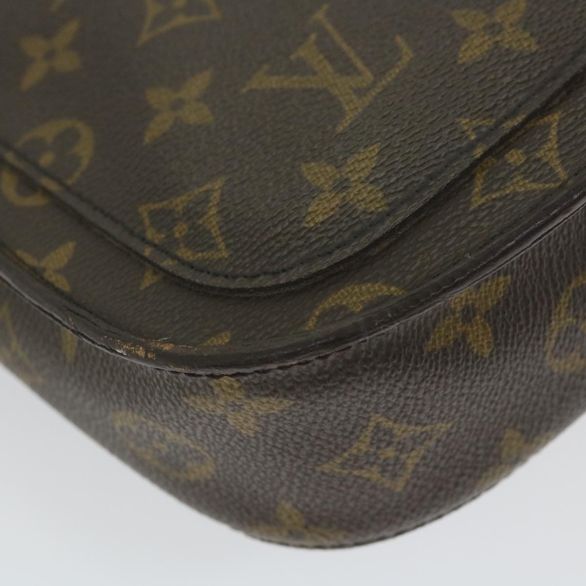 LOUIS VUITTON Monogram Saint Cloud MM Shoulder Bag M51243 LV Auth ep2264