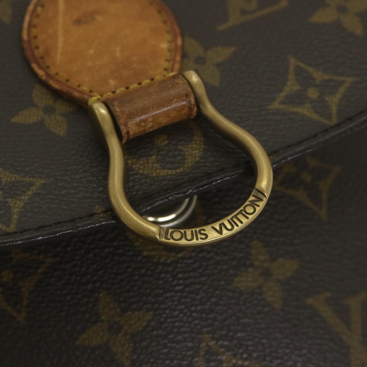 LOUIS VUITTON Monogram Saint Cloud MM Shoulder Bag M51243 LV Auth ep2264