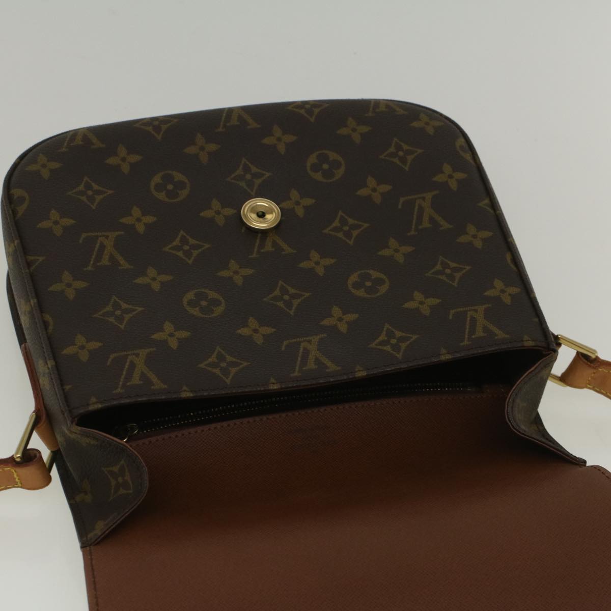 LOUIS VUITTON Monogram Saint Cloud GM Shoulder Bag M51242 LV Auth ep2266