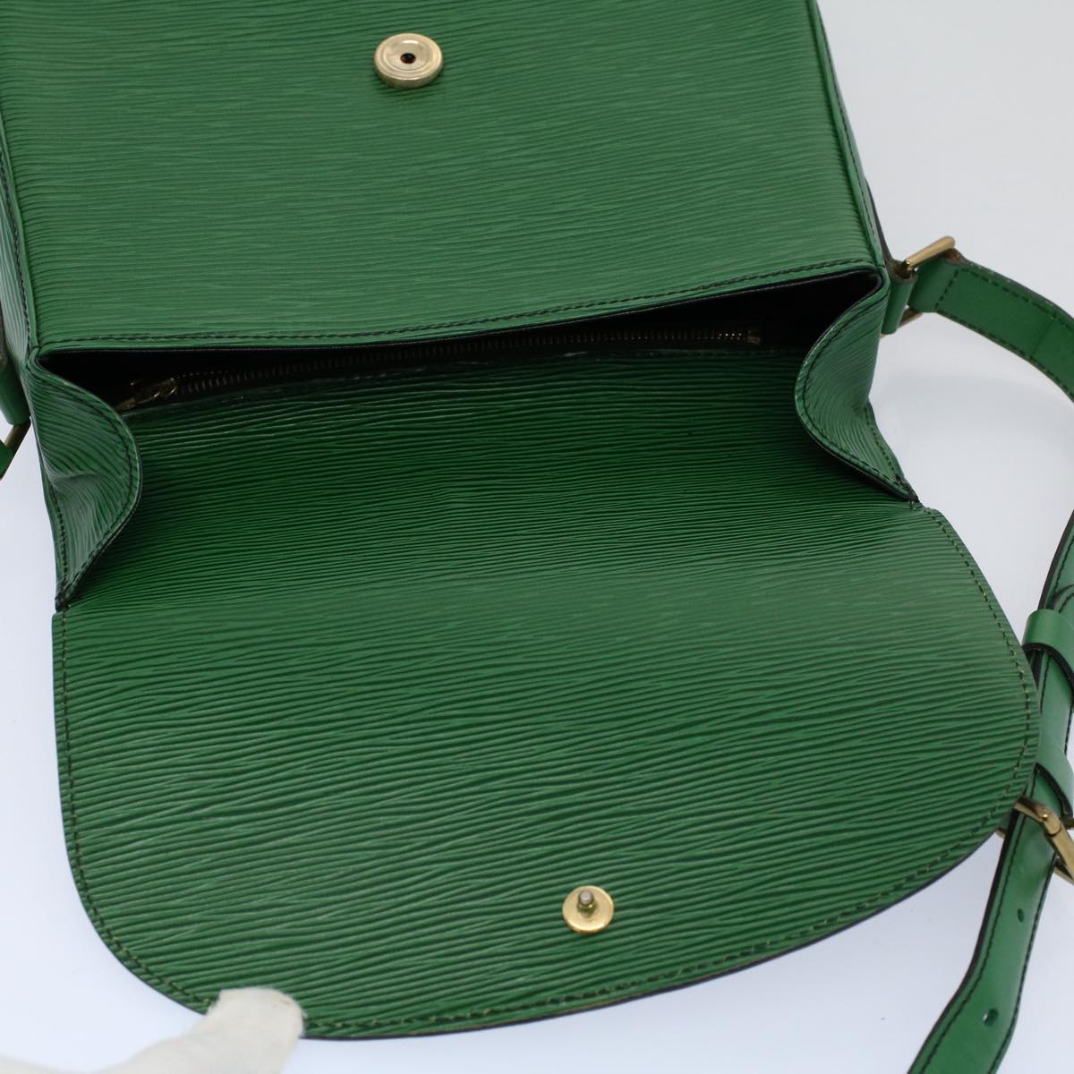 LOUIS VUITTON Epi Saint Cloud GM Shoulder Bag Green M52194 LV Auth ep2275