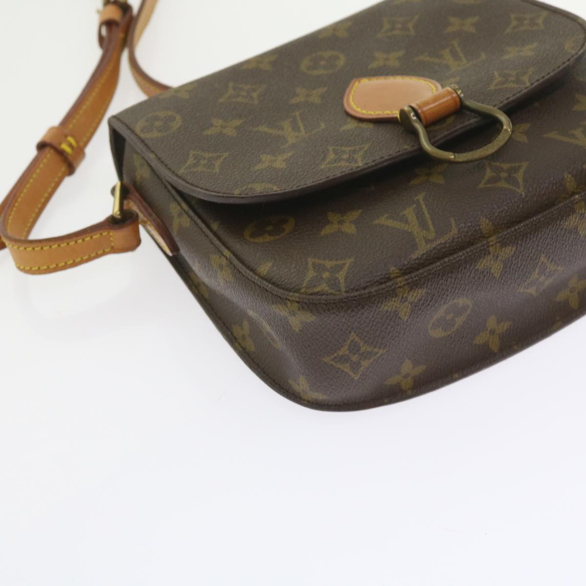 LOUIS VUITTON Monogram Saint Cloud MM Shoulder Bag M51243 LV Auth ep2373