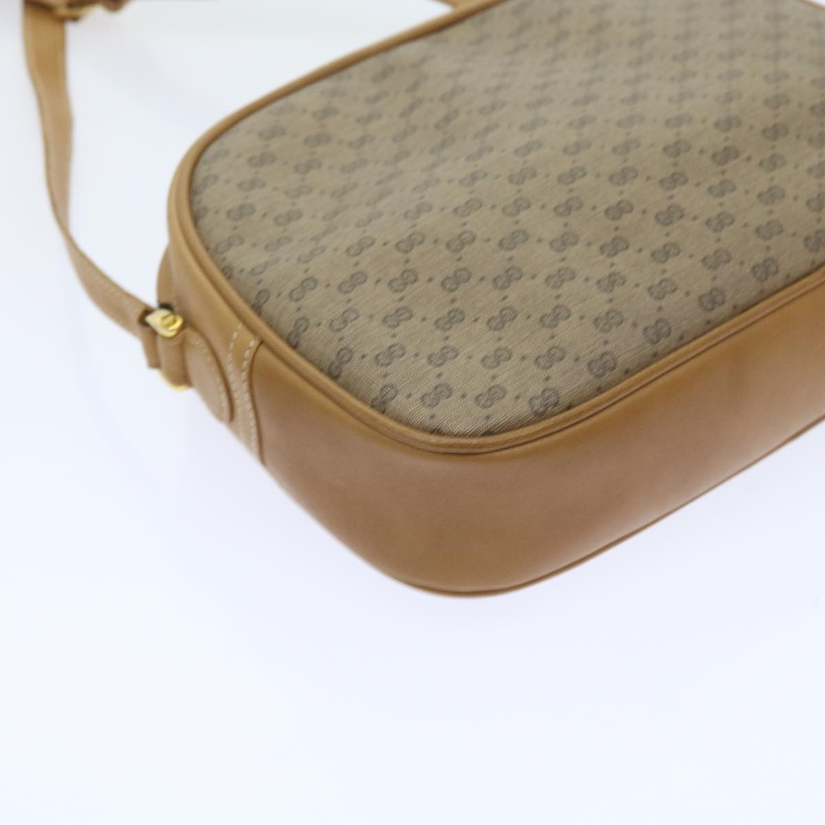 GUCCI Micro GG Supreme Shoulder Bag PVC Leather Beige 001 256 1189 Auth ep2458