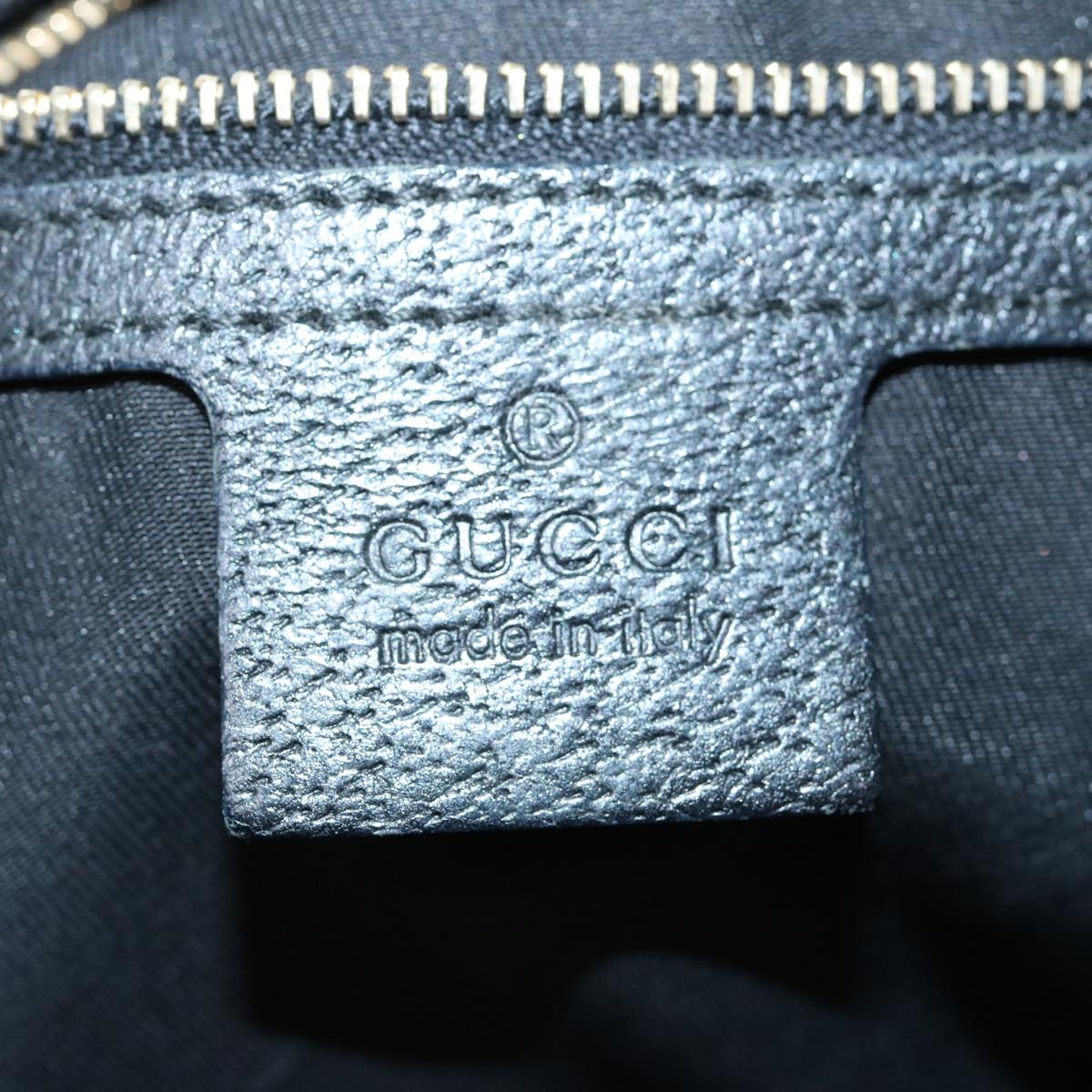 GUCCI GG Canvas Shoulder Bag Black 152457 Auth ep2686