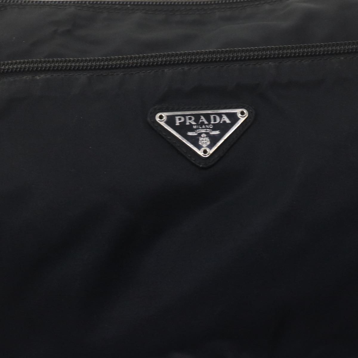 PRADA Shoulder Bag Nylon Black Auth ep2714