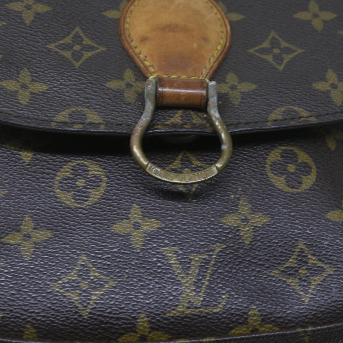 LOUIS VUITTON Monogram Saint Cloud GM Shoulder Bag M51242 LV Auth ep2716