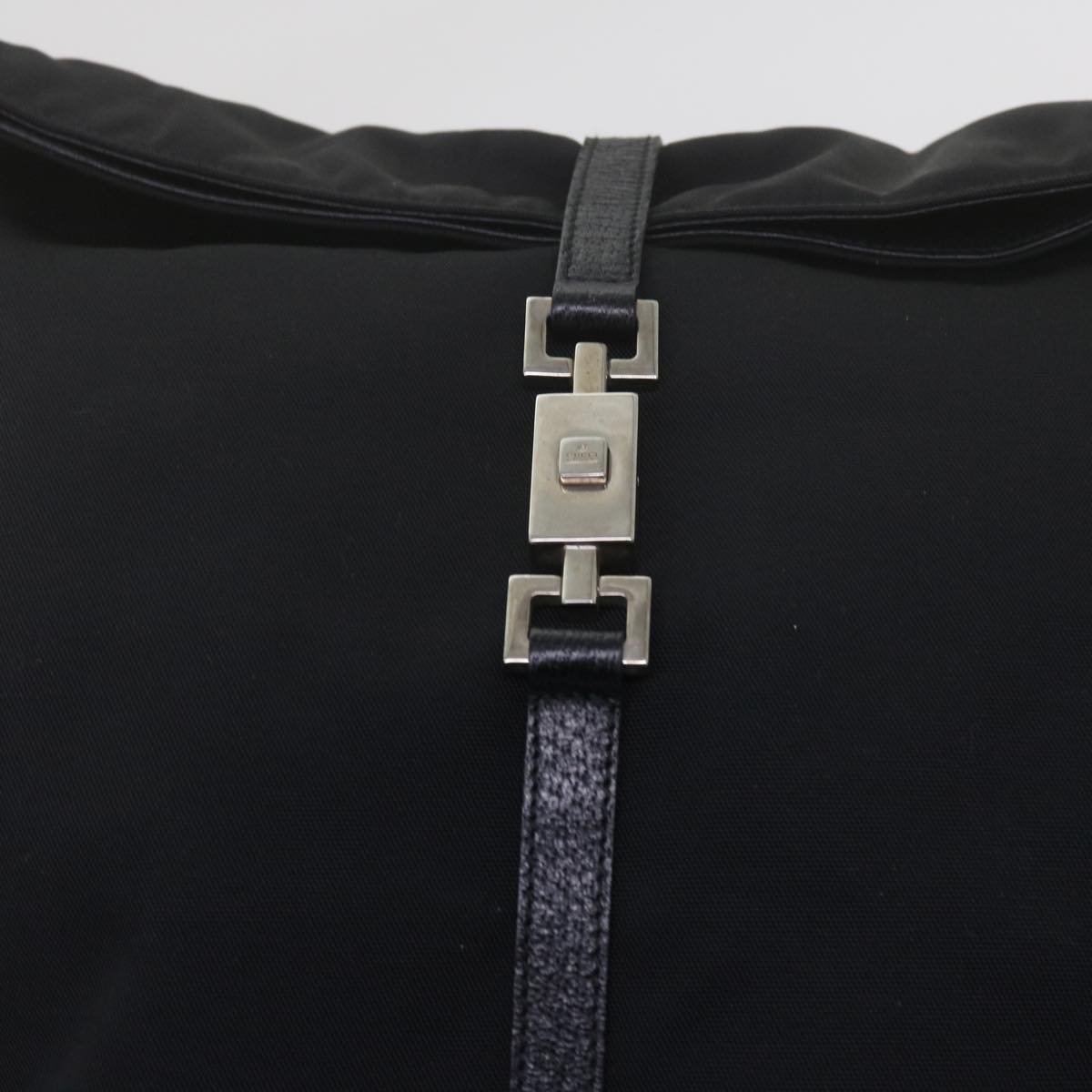 GUCCI Jackie Shoulder Bag Nylon Black 001 3355 2123 Auth ep2725