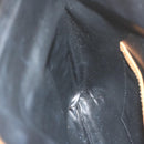 CELINE Clutch Bag Leather Black Auth ep2747-18