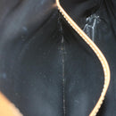 CELINE Clutch Bag Leather Black Auth ep2747-10