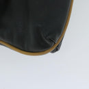 CELINE Clutch Bag Leather Black Auth ep2747-14