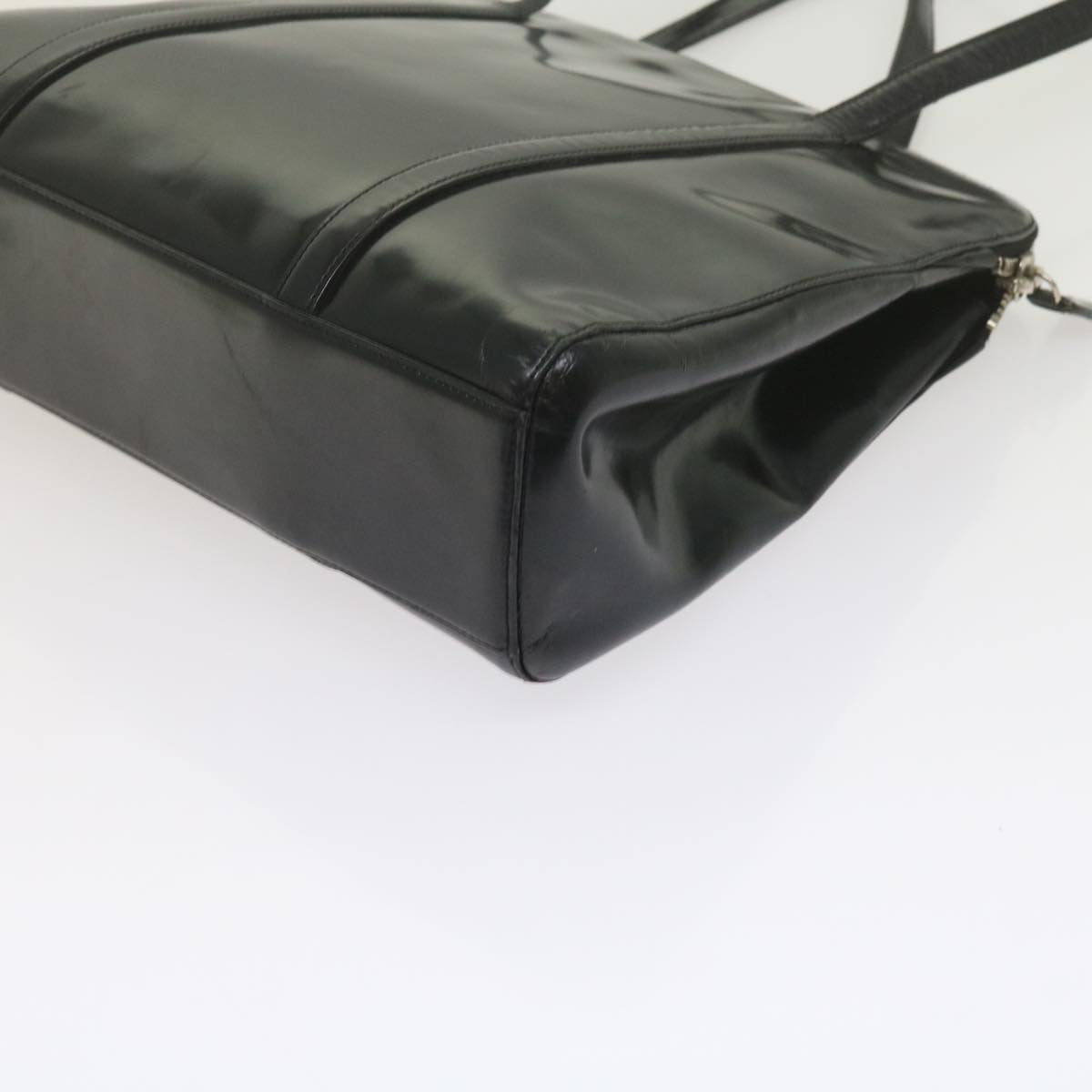 PRADA Shoulder Bag Leather Black Auth ep2790