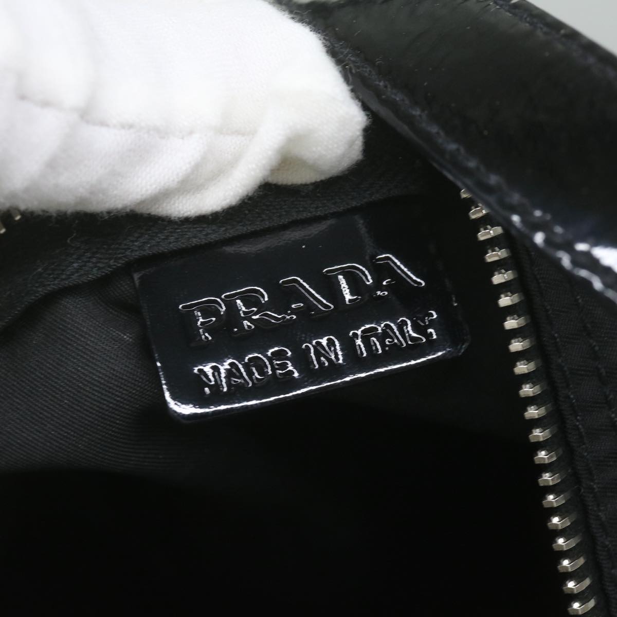 PRADA Boston Bag Nylon Black Auth ep2818