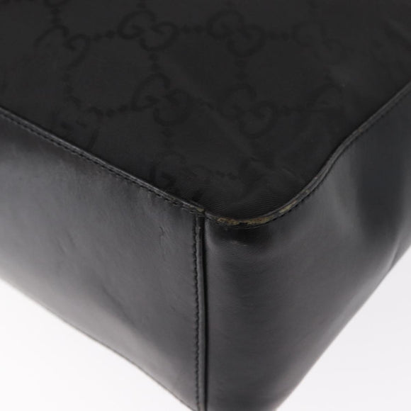 GUCCI GG Canvas Shoulder Bag Black 001 3770 002122 Auth ep2821