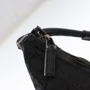 GUCCI GG Canvas Shoulder Bag Black 001 3770 002122 Auth ep2821-17