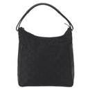 GUCCI GG Canvas Shoulder Bag Black 001 3770 002122 Auth ep2821-2