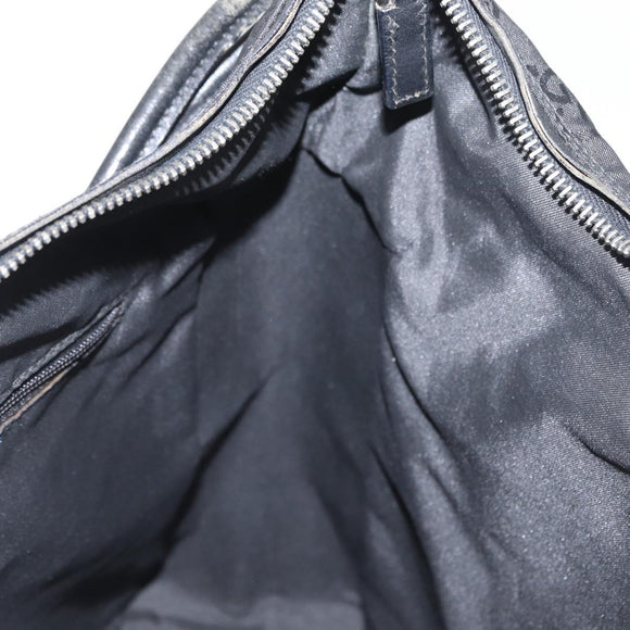 GUCCI GG Canvas Shoulder Bag Black 001 3770 002122 Auth ep2821