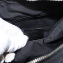 GUCCI GG Canvas Shoulder Bag Black 001 3770 002122 Auth ep2821-24
