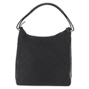 GUCCI GG Canvas Shoulder Bag Black 001 3770 002122 Auth ep2821-3