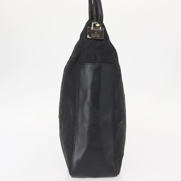 GUCCI GG Canvas Shoulder Bag Black 001 3770 002122 Auth ep2821