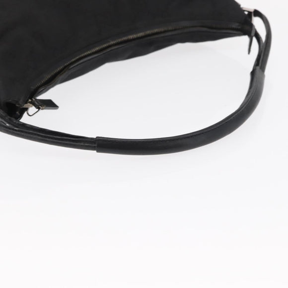 GUCCI GG Canvas Shoulder Bag Black 001 3770 002122 Auth ep2821
