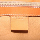 CELINE Macadam Canvas Hand Bag PVC Leather Brown Auth ep2930-20