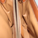 CELINE Macadam Canvas Hand Bag PVC Leather Brown Auth ep2930-22