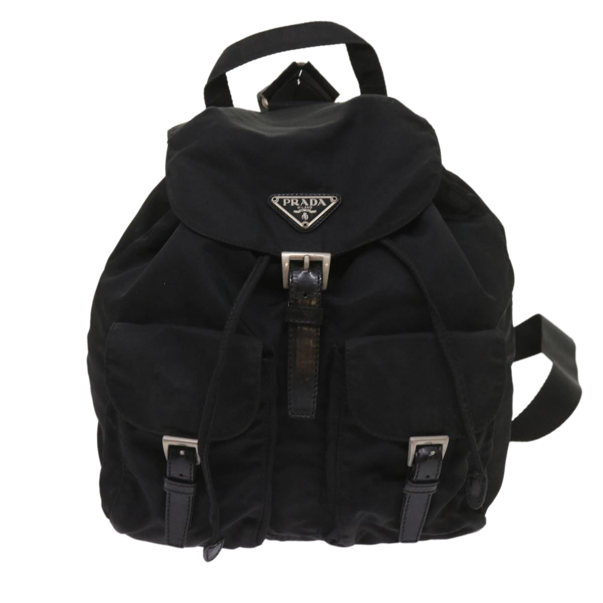 PRADA Backpack Nylon Black Auth ep2937