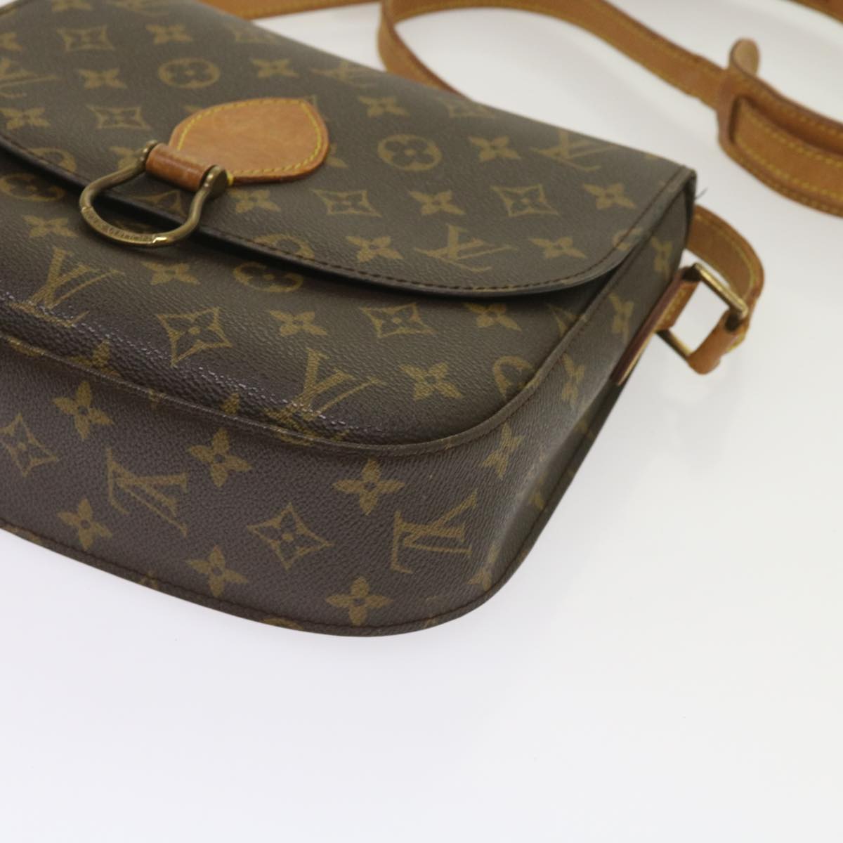 LOUIS VUITTON Monogram Saint Cloud GM Shoulder Bag M51242 LV Auth ep2940