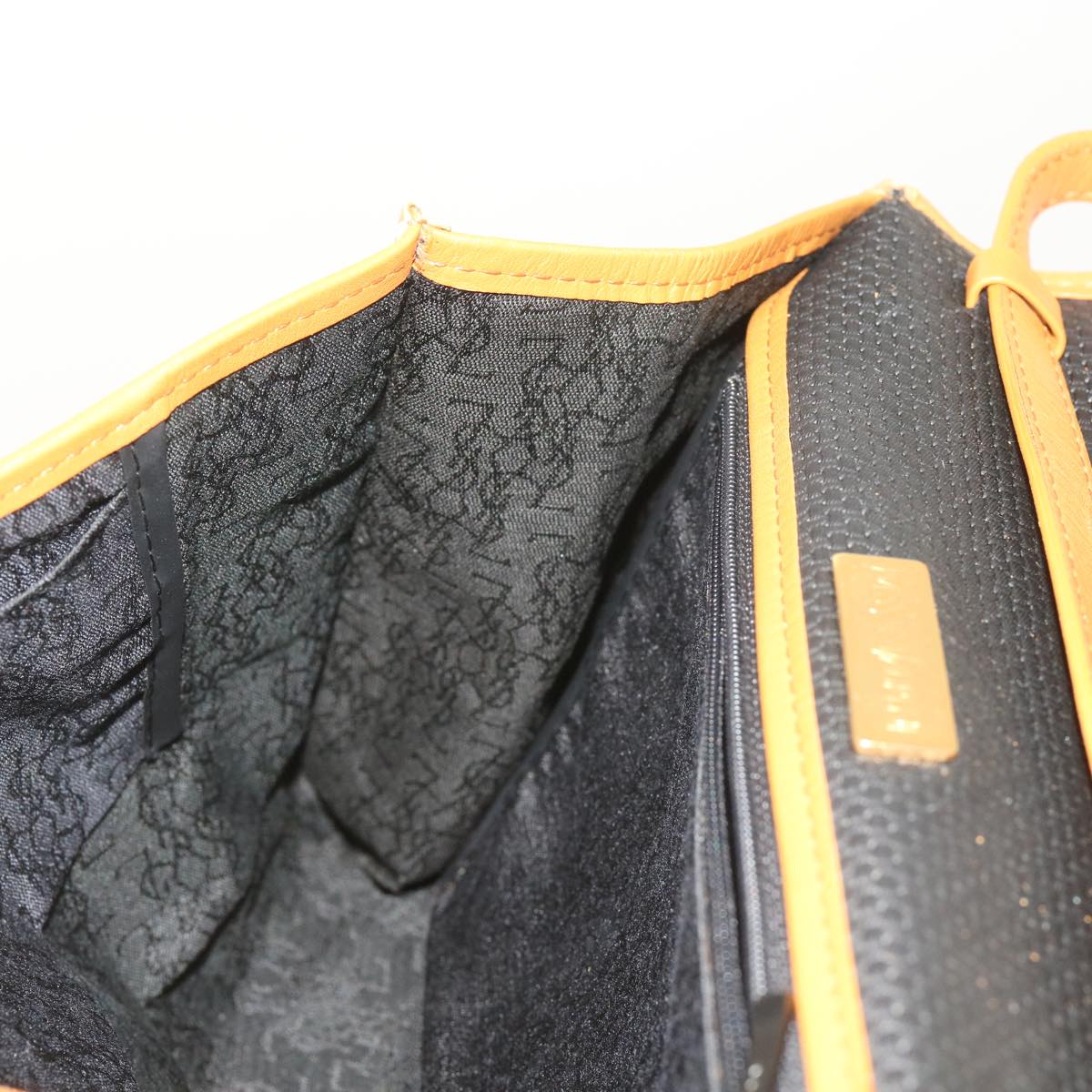 SAINT LAURENT Shoulder Bag PVCCanvas Black Auth ep2946