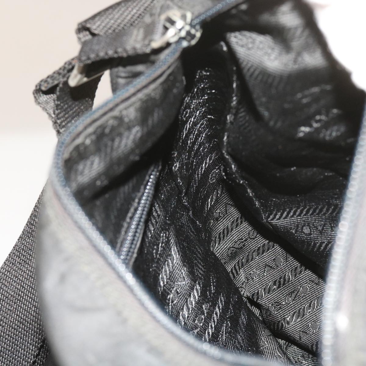 PRADA Shoulder Bag Nylon Black Auth ep2948