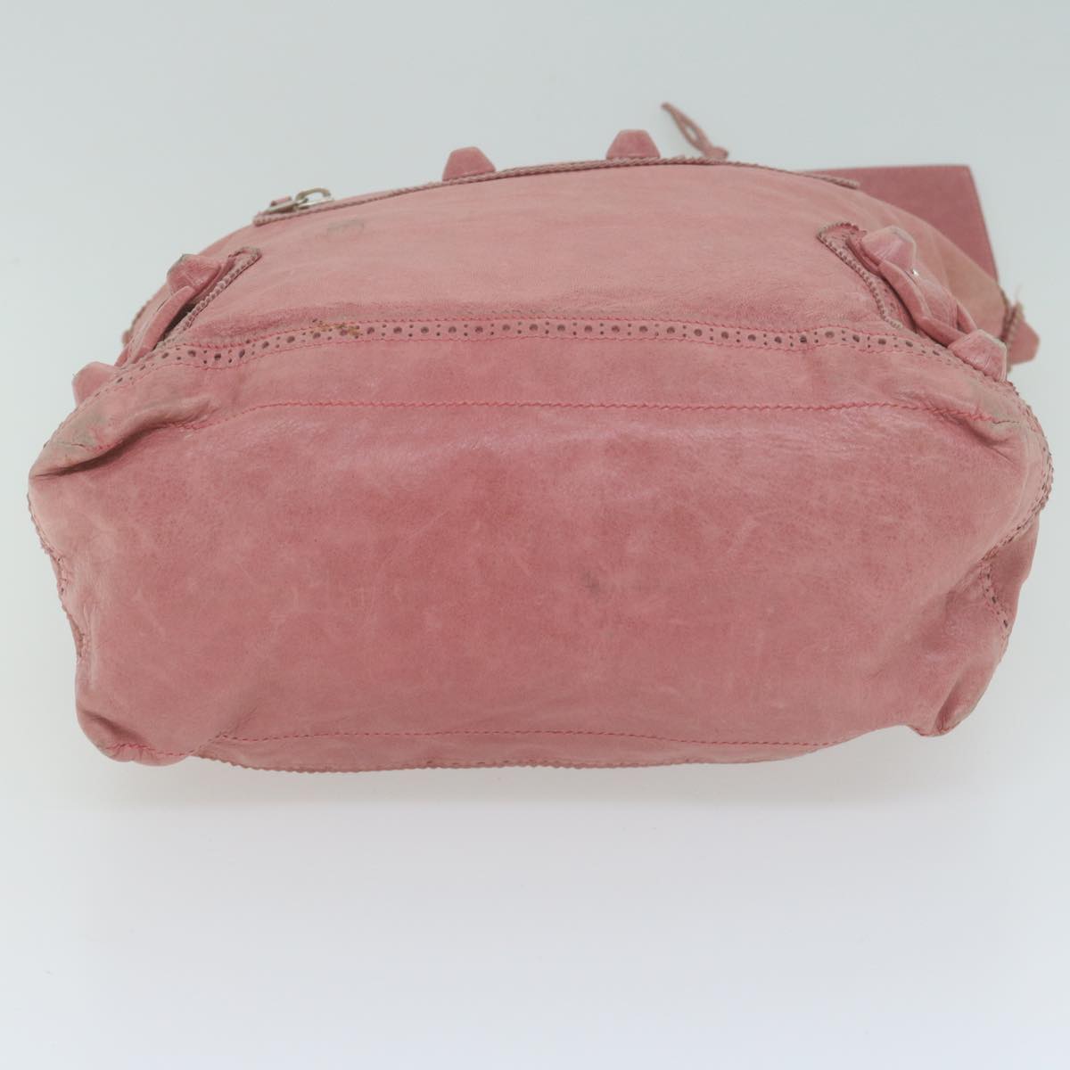 BALENCIAGA Covered Giant Day Hand Bag Leather Pink 204527 Auth ep2973