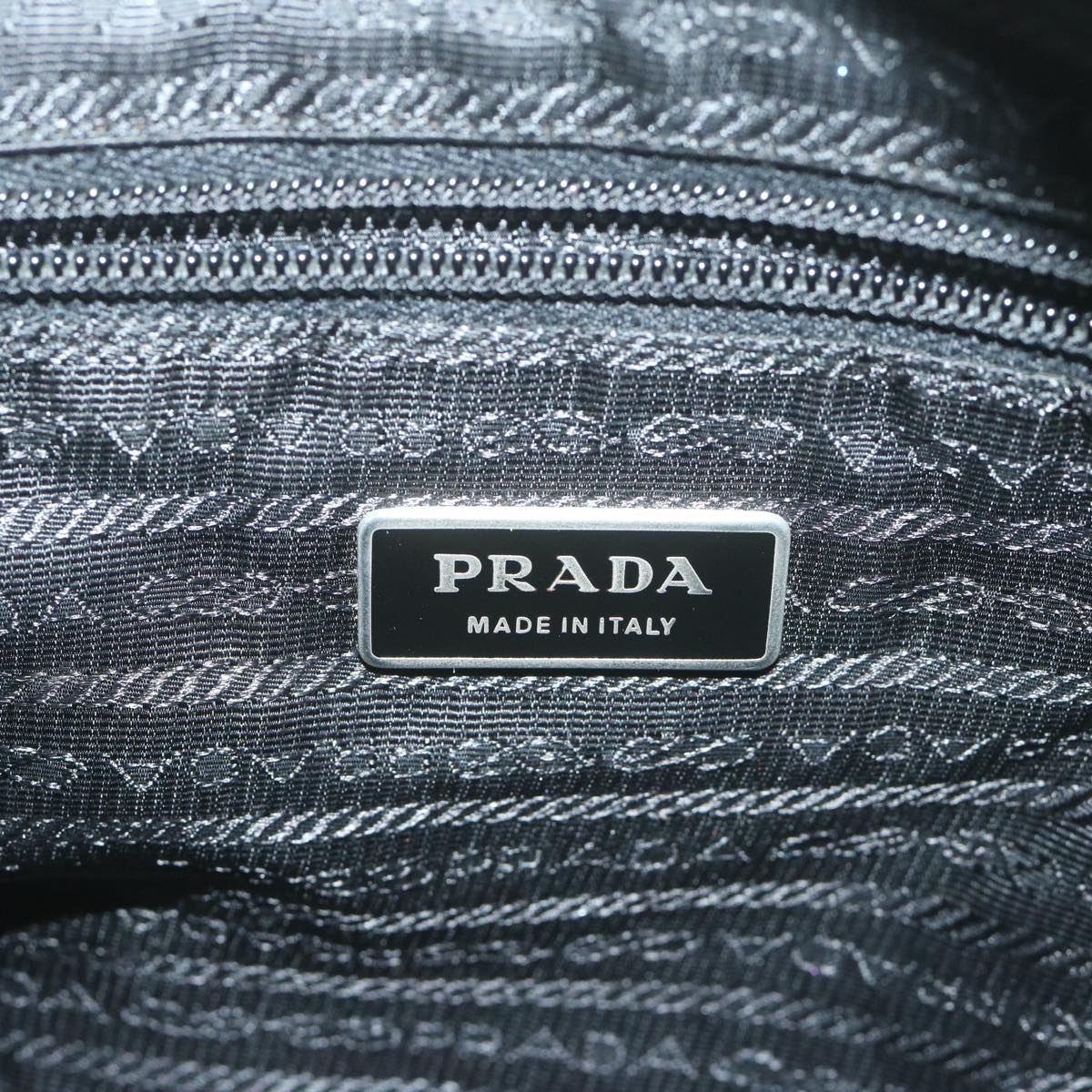 PRADA Shoulder Bag Nylon Black Auth ep2977