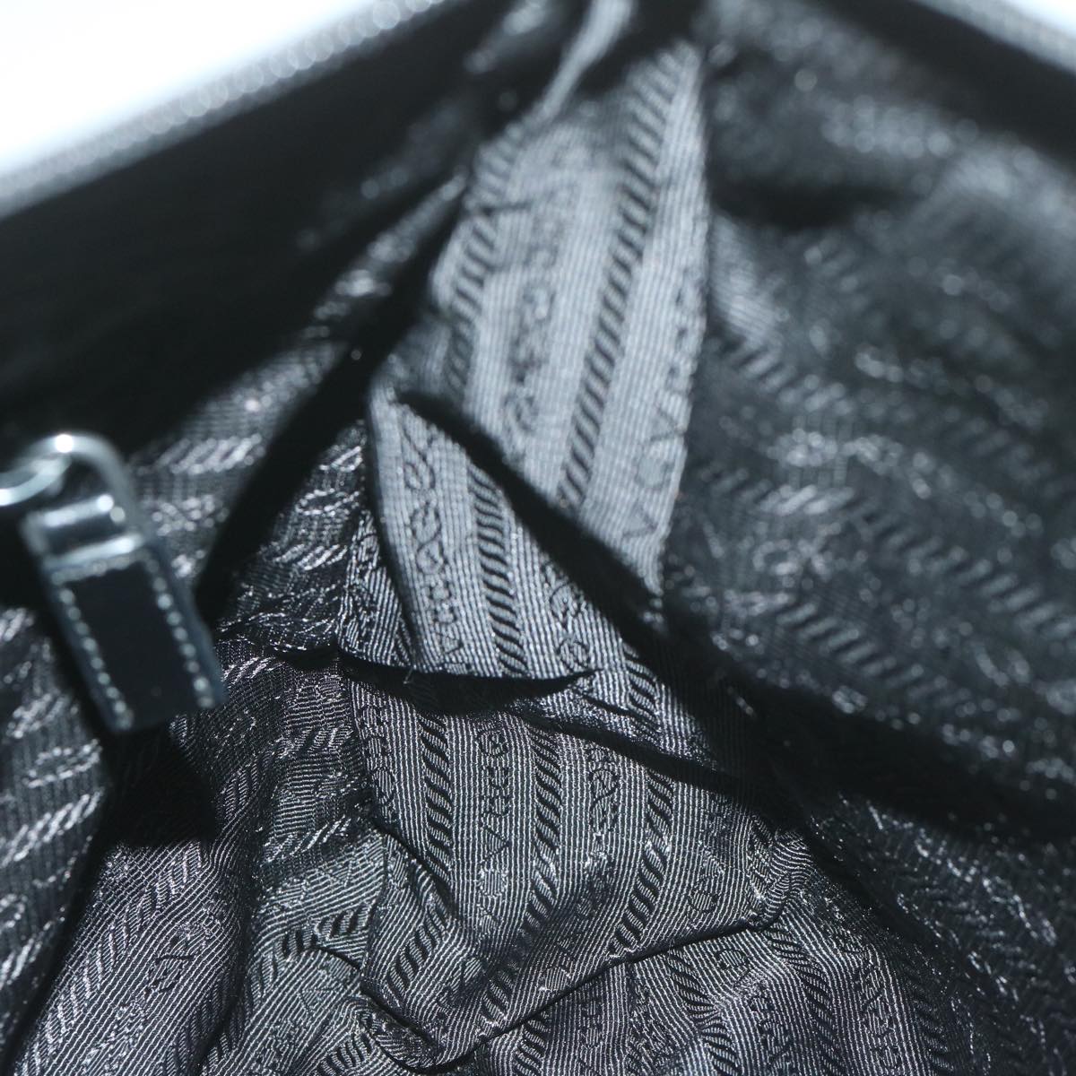 PRADA Shoulder Bag Nylon Black Auth ep2977