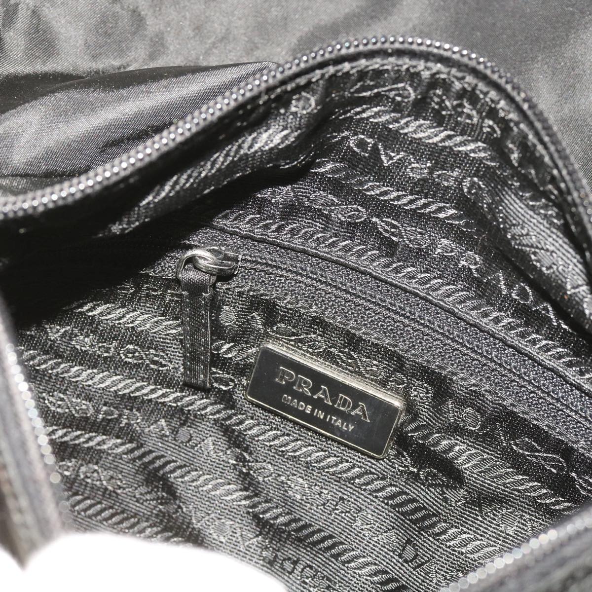 PRADA Shoulder Bag Nylon Black Auth ep2998