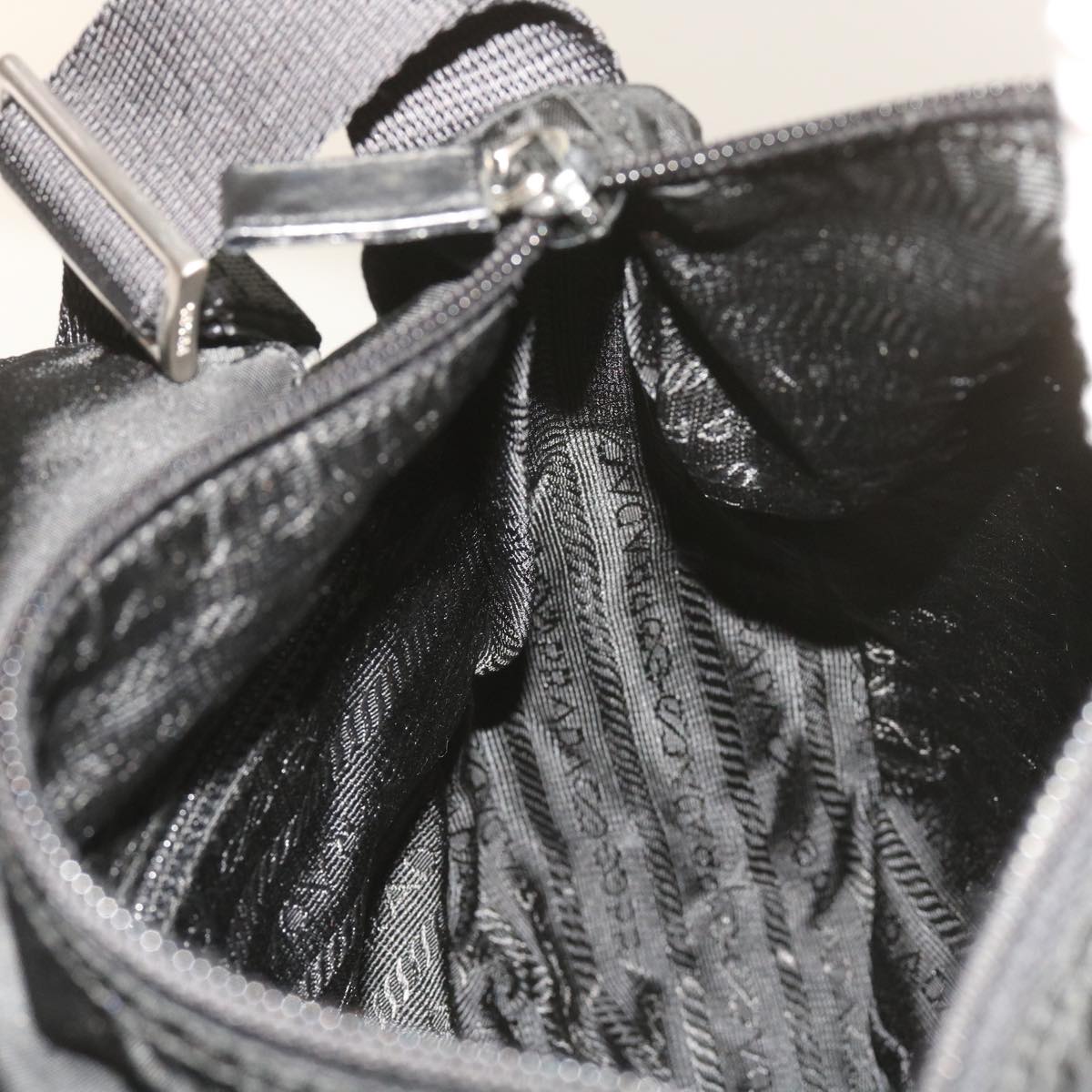 PRADA Shoulder Bag Nylon Black Auth ep2998