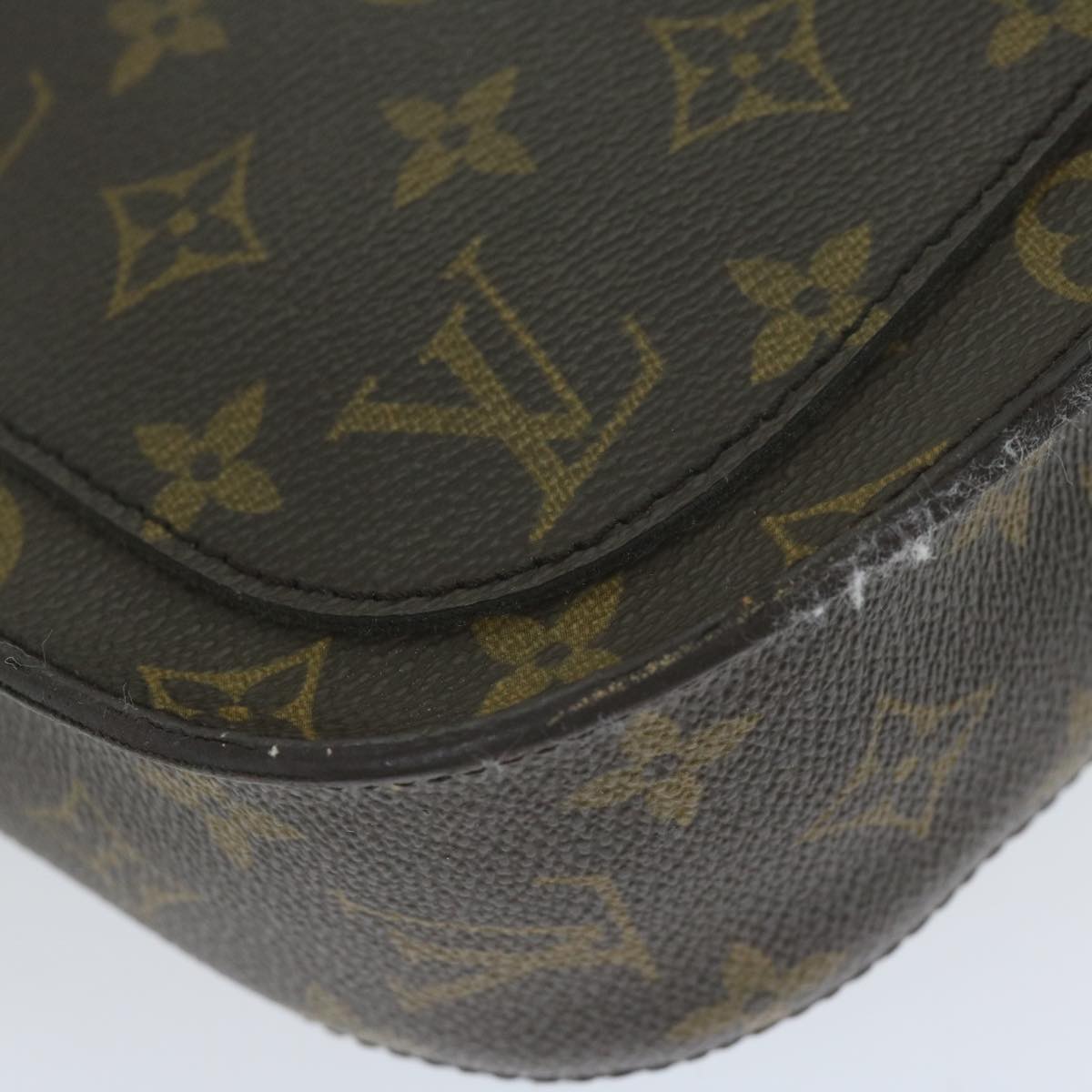 LOUIS VUITTON Monogram Saint Cloud GM Shoulder Bag M51242 LV Auth ep3010