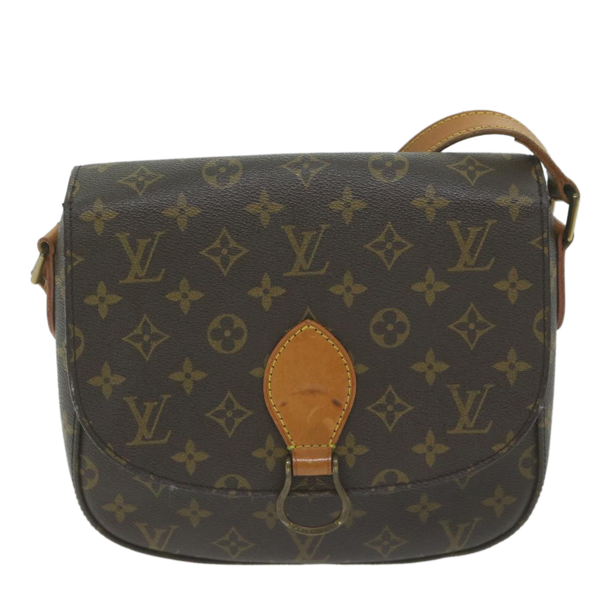 LOUIS VUITTON Monogram Saint Cloud GM Shoulder Bag M51242 LV Auth ep3010