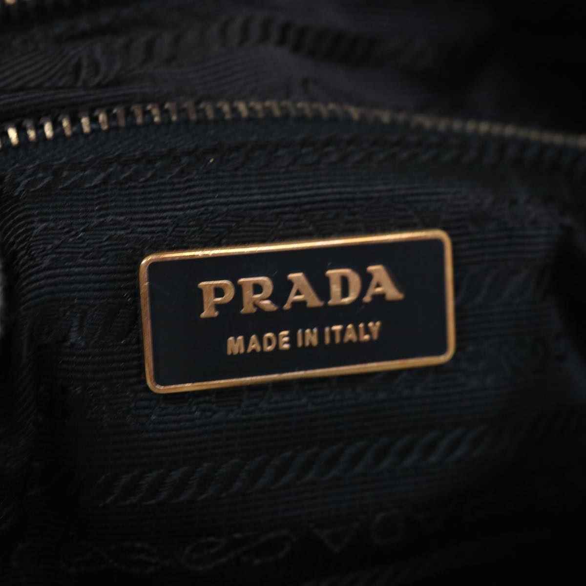 PRADA Shoulder Bag Nylon Black Auth ep3020