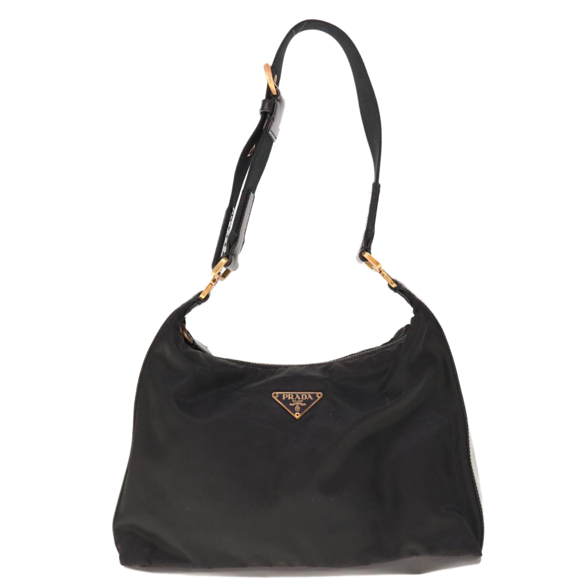 PRADA Shoulder Bag Nylon Black Auth ep3020