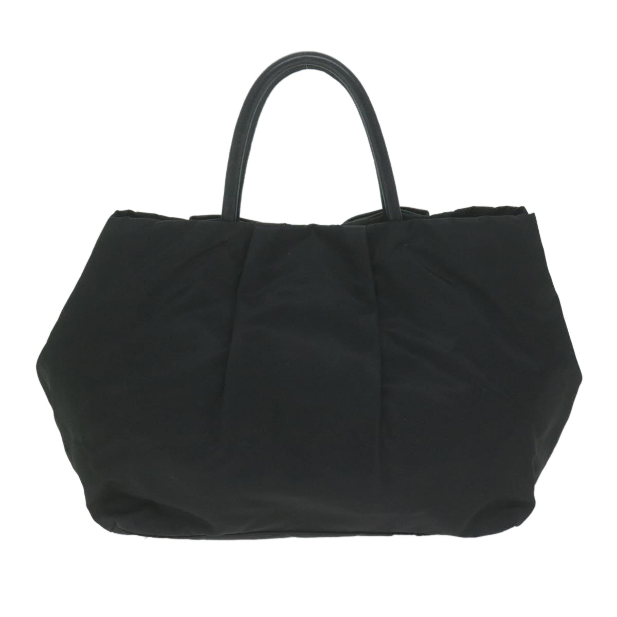 PRADA Hand Bag Nylon Black Auth ep3021