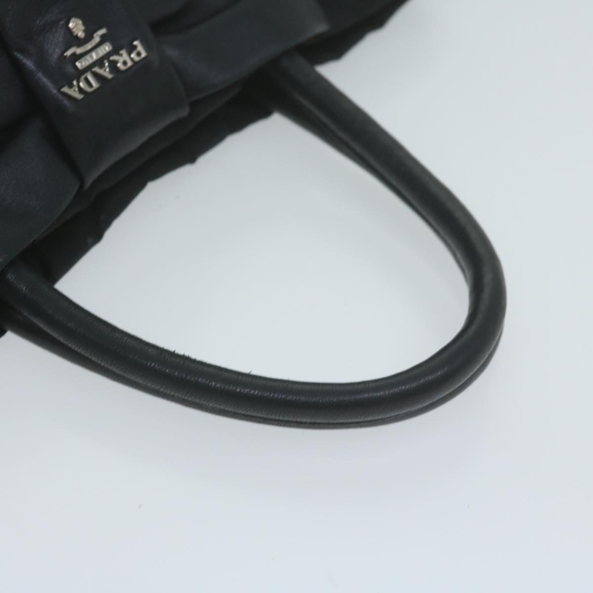 PRADA Hand Bag Nylon Black Auth ep3021