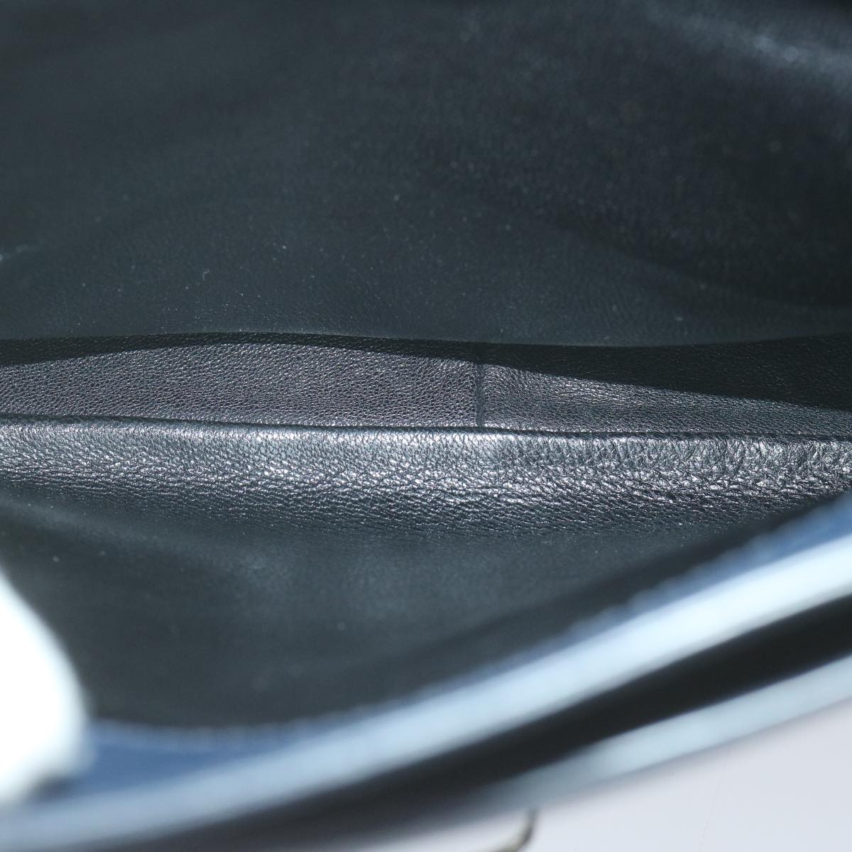 PRADA Shoulder Bag Safiano leather Navy Auth ep3022